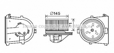AVA QUALITY COOLING ai8376 -  Электродвигатель, вентиляция салона